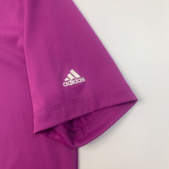 Adidas Shirt Mens M Medium Hot Pink Puremotion Cave Creek Golf Course Polo - Picture 5 of 11